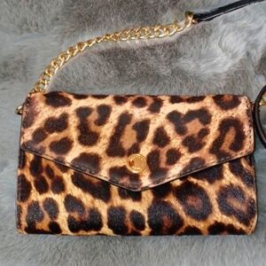 MK Leopard Mini Crossbody